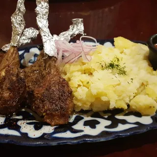 Grilled Lamb Chops Kebab
