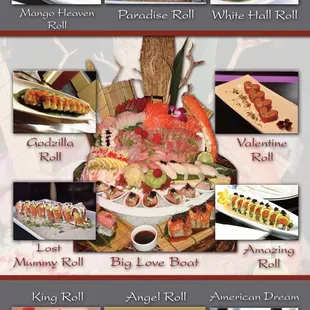 Sushi Menu Page 3