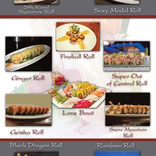 Sushi Menu Page 4