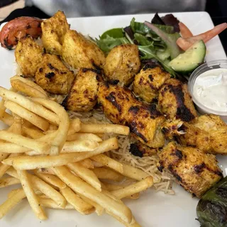 Chicken Tikka Kebab Plate