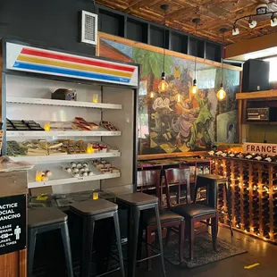 the interior of a restaurant