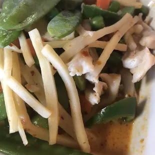 Chicken panang curry