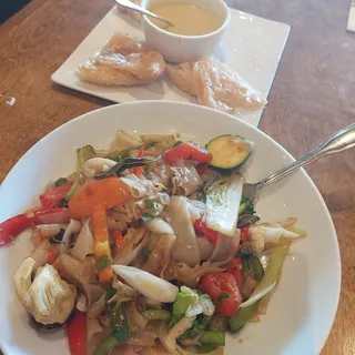 Roti with Yellow Curry