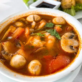 Shrimp Lemongrass Soup (Tom Yum)