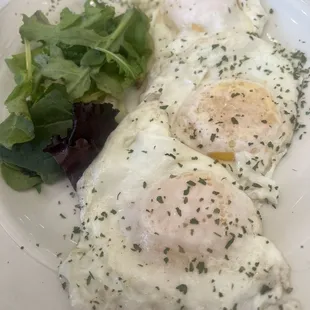 Over easy eggs