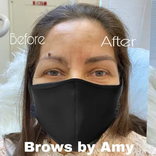 Nano Hairstroke by Amy! Instagram @silkybrows_lashes