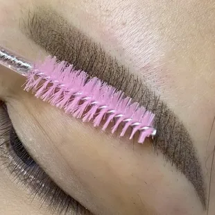 Ombré powder brows give you a makeup look , none tattoo look . My instagram:silkybrows_lashes