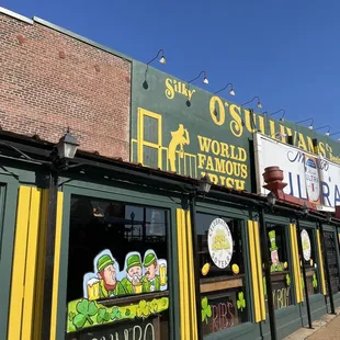 outside