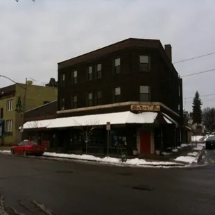 outside