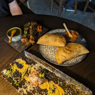 Pinchos, Chicken Empanadas, Croquettes Jamón