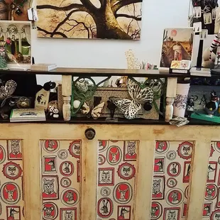 Our check out counter at El Prado!