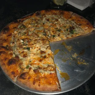 Buffalo chicken pizza