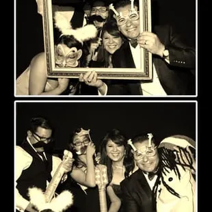 This was a shot from the booth