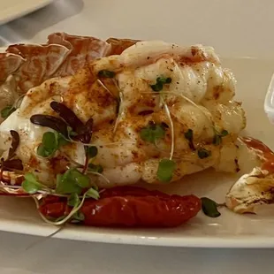 Special add-on lobster tail. Delicious!