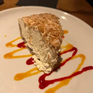 Coconut cream pie.
