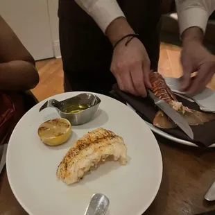 food, grilled fish