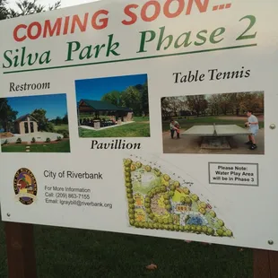 design of Phase2 with the "water park" to come in last, late 2015 or spring of 2016.Similar to Mistlin Park in Ripon.