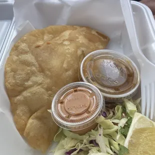 Shrimp empanada