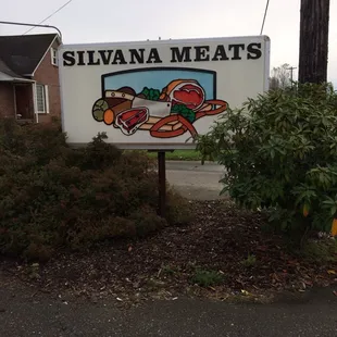 a sign for a restaurant