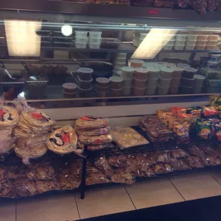 The deli cooler, full of everything I like.