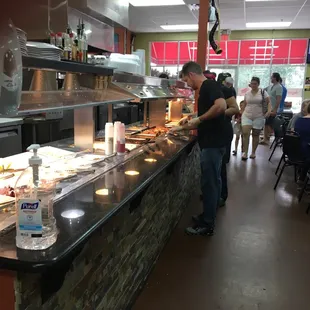 Delicious self serve food per pound