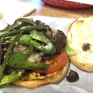 Add grilled fresh jalapeños to your burgers!