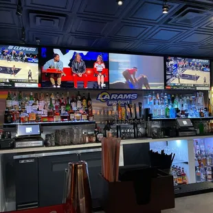 Bar area really nice