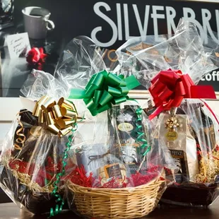 two baskets of coffee