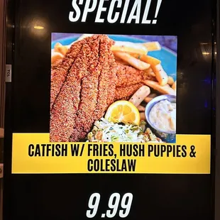 Friday Dinner Special (subject to change)