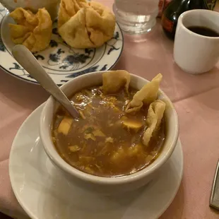 Hot and Sour Seafood soup