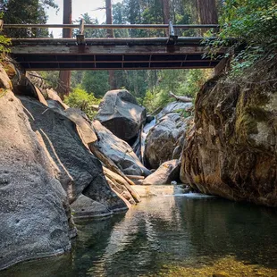 Easy walk to Kaweah River access
