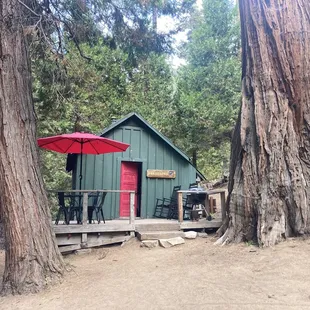 Small historical rental cabin.