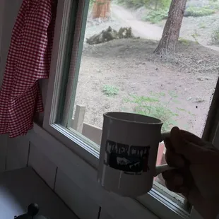 Morning coffee and waking up to the forest, such an amazing feeling!!