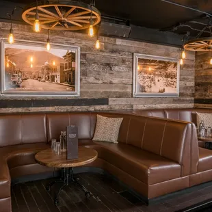the seating area