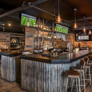 the bar and seating