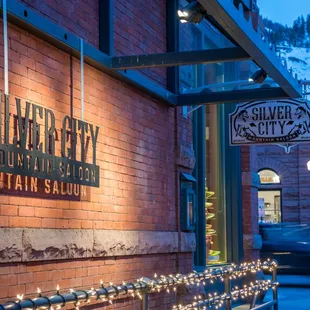 the exterior of the restaurant