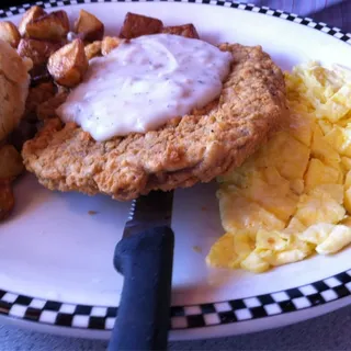 Country-Fried Steak & Eggs