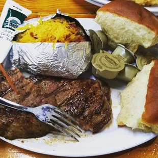 a plate of food