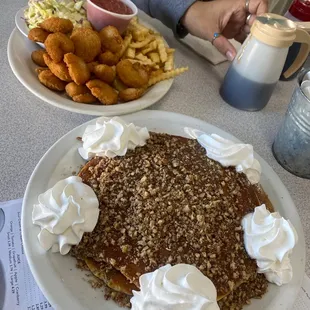 Banana Pecan Pancakes Special