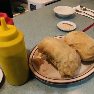 Biggest egg rolls you'll ever see!