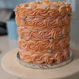 a close up of a cake