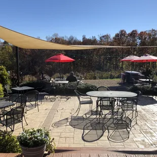 Outside seating