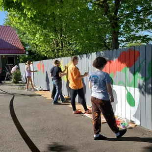 Eastern High School students made my fence look amazing!