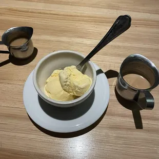 affogato with nespresso