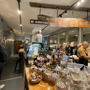 customers in a coffee shop