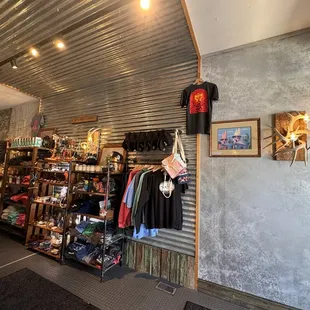 Besides coffee, this coffee hang serves up clothing, candles, groovy chocolate bars, and crystals.