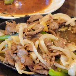 Sizzling beef