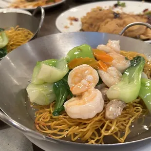 shrimp crispy chow mein
