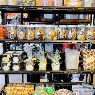 We've always got shelves stocked with your favorite local sweet treats from Best Chocolate in Town, Frittle and Just Pop In!