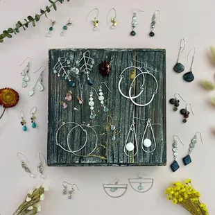 Evan Knox's Fall 2023 Ear Baubles now in-stores.  Fun Fact: Most of Evan's pieces are one of a kind, making them a truly unique gift!